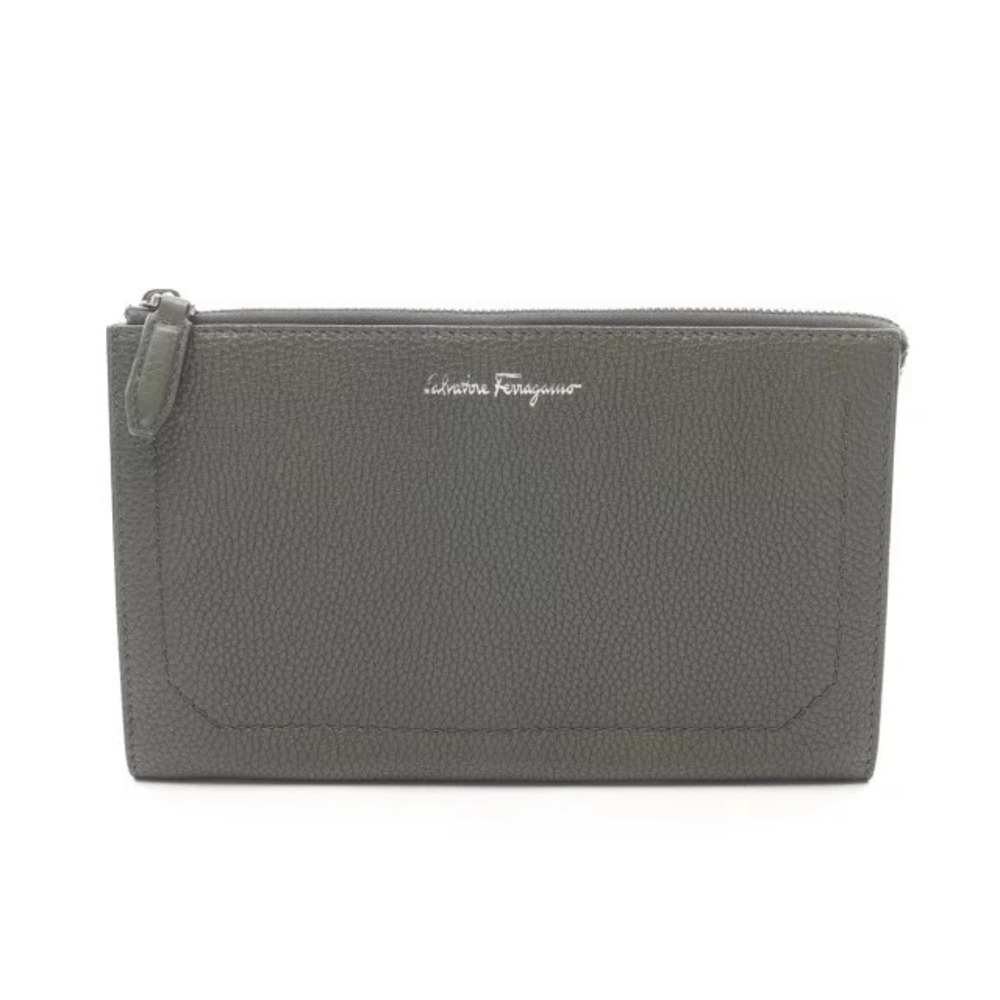 Salvatore Ferragamo Shoulder Bag Leather Green
